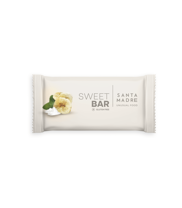 Barrita de Energética Sin Gluten · Sweet Bar - Chocolate Blanco y Arándanos