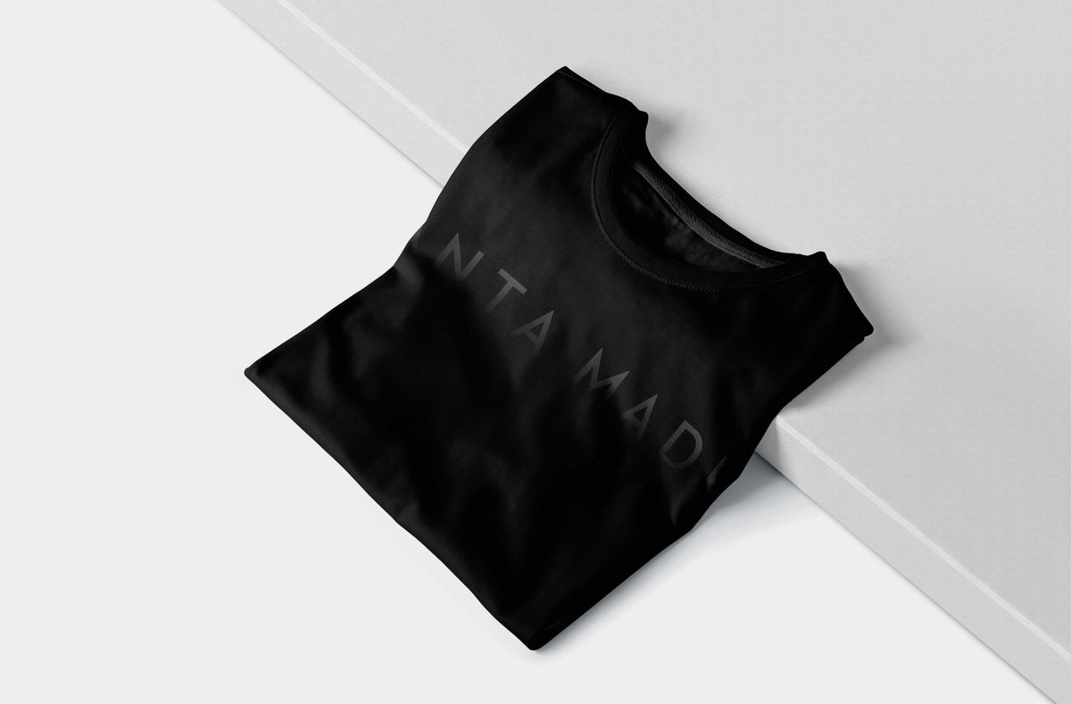 Santamadre BLACK&BLACK T-SHIRT | 100% Organic Cotton